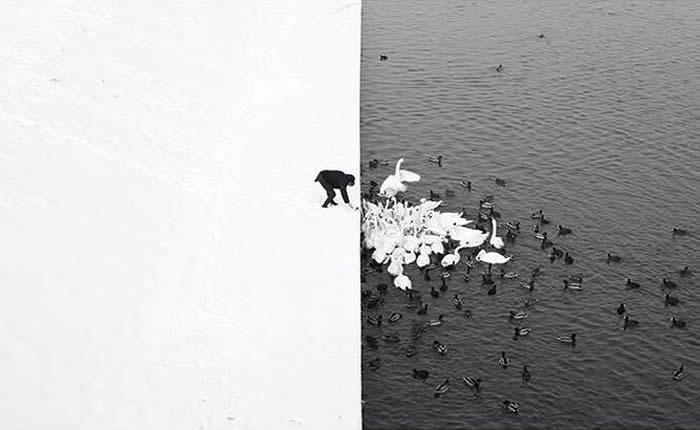 Black and White Minimalist Street Photography