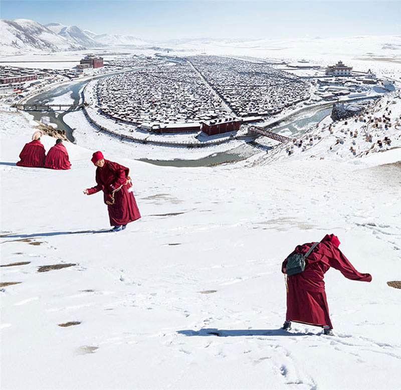 Sacred Beauty of Tibet and the Grand Buddha Festival at Langmu Temple by Hu Guoqing