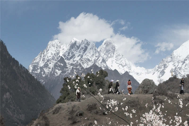 Sacred Beauty of Tibet and the Grand Buddha Festival at Langmu Temple by Hu Guoqing