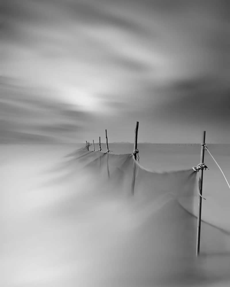 Black and White Long Exposure Landscape Photography by Jo Deok-hwan