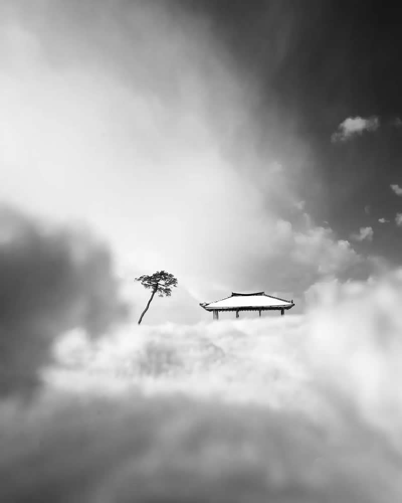 Black and White Long Exposure Landscape Photography by Jo Deok-hwan